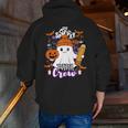 Spooky Para Crew Ghost Halloween Paraprofessional Teacher Men Zip Up Hoodie Back Print, funny gift Spooky Para Crew Ghost Halloween Paraprofessional Teacher Men Zip Up Hoodie Back Print, funny gift