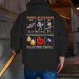 Spooky Syllables Halloween Teacher Student Education Men Zip Up Hoodie Back Print, funny gift Spooky Syllables Halloween Teacher Student Education Men Zip Up Hoodie Back Print, funny gift