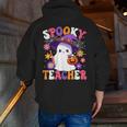 Spooky Teacher Halloween Cute Halloween Teacher Ghost Men Zip Up Hoodie Back Print, funny gift Spooky Teacher Halloween Cute Halloween Teacher Ghost Men Zip Up Hoodie Back Print, funny gift