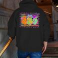 Spooky Teacher Halloween Ghost Fall Autumn Season Women Men Zip Up Hoodie Back Print, funny gift