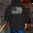 Square Root 4489 Slang Math Teacher Six Seven 6 7 USA Flag Men Zip Up Hoodie Back Print, funny gift