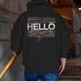 Start With Hello Different World Language Learning Teacher Men Zip Up Hoodie Back Print, funny gift Start With Hello Different World Language Learning Teacher Men Zip Up Hoodie Back Print, funny gift