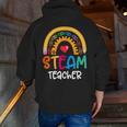 STEAM Teacher Squad Team Crew Back To School STEM Special Men Zip Up Hoodie Back Print, funny gift STEAM Teacher Squad Team Crew Back To School STEM Special Men Zip Up Hoodie Back Print, funny gift
