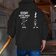 Stop You'Re Under A Rest Music Teacher Men Zip Up Hoodie Back Print, funny gift Stop You'Re Under A Rest Music Teacher Men Zip Up Hoodie Back Print, funny gift
