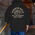 Synonym Rolls Joke Cinnamon Rolls Grammar Pun Teacher Men Zip Up Hoodie Back Print, funny gift