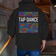 Tap Dance Words Lover Tap Dancer Dancing Teacher Men Zip Up Hoodie Back Print, funny gift Tap Dance Words Lover Tap Dancer Dancing Teacher Men Zip Up Hoodie Back Print, funny gift