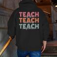 Teach Compassion Kindness Confidence For Teacher Men Zip Up Hoodie Back Print, funny gift Teach Compassion Kindness Confidence For Teacher Men Zip Up Hoodie Back Print, funny gift