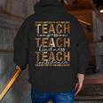 Teach Compassion Kindness Confidence History Teacher Men Zip Up Hoodie Back Print, History Teacher Hoodies, funny gift