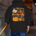 I Teach The Coolest Pumpkins In The Patch Teacher Halloween Men Zip Up Hoodie Back Print, funny gift I Teach The Coolest Pumpkins In The Patch Teacher Halloween Men Zip Up Hoodie Back Print, funny gift