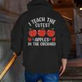I Teach The Cutest Apples In The Orchard Cute Fall Teacher Men Zip Up Hoodie Back Print, funny gift I Teach The Cutest Apples In The Orchard Cute Fall Teacher Men Zip Up Hoodie Back Print, funny gift