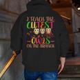 I Teach The Cutest Owls Christmas Or Teachers Day Men Zip Up Hoodie Back Print, funny gift I Teach The Cutest Owls Christmas Or Teachers Day Men Zip Up Hoodie Back Print, funny gift