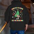 Teacher Christmas Shirts Pajama Matching Rockin' Around The Classroom -Adult Short Sleeve Small Modern Festive Christmas Teacher Xmas Vibes T-Shirt Men Zip Up Hoodie Back Print, funny gift