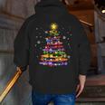 Teacher Crayon Christmas Tree Lights Student School Xmas Men Zip Up Hoodie Back Print, funny gift Teacher Crayon Christmas Tree Lights Student School Xmas Men Zip Up Hoodie Back Print, funny gift
