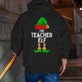Teacher Elf Matching Family Christmas Women Men Men Zip Up Hoodie Back Print, funny gift Teacher Elf Matching Family Christmas Women Men Men Zip Up Hoodie Back Print, funny gift