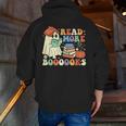 Teacher Halloween Cute Booooks Ghost Read More Books Men Zip Up Hoodie Back Print, funny gift Teacher Halloween Cute Booooks Ghost Read More Books Men Zip Up Hoodie Back Print, funny gift