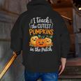 Teacher Halloween Pre-K Teacher Kindergarten Cutest Pumpkins Men Zip Up Hoodie Back Print, funny gift Teacher Halloween Pre-K Teacher Kindergarten Cutest Pumpkins Men Zip Up Hoodie Back Print, funny gift