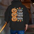 Teacher Halloween Tshirts I Teach The Cutest Pumpkins Men Zip Up Hoodie Back Print, funny gift Teacher Halloween Tshirts I Teach The Cutest Pumpkins Men Zip Up Hoodie Back Print, funny gift