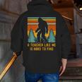 A Teacher Like Me Is Hard To Find Bigfoot Teacher Men Zip Up Hoodie Back Print, funny gift A Teacher Like Me Is Hard To Find Bigfoot Teacher Men Zip Up Hoodie Back Print, funny gift