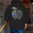 This Teacher Loves Her Police Officer Wife Saying Men Zip Up Hoodie Back Print, funny gift This Teacher Loves Her Police Officer Wife Saying Men Zip Up Hoodie Back Print, funny gift