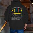 Teacher Power Of Yet Cant Do This Inspirational Women Men Men Zip Up Hoodie Back Print, funny gift Teacher Power Of Yet Cant Do This Inspirational Women Men Men Zip Up Hoodie Back Print, funny gift