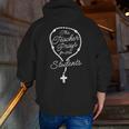 This Teacher Prays For Her Students Catholic Rosary Men Zip Up Hoodie Back Print, funny gift This Teacher Prays For Her Students Catholic Rosary Men Zip Up Hoodie Back Print, funny gift