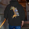 Teacher Shirt Giraffe Holding Books Bookworm Librarian Men Zip Up Hoodie Back Print, funny gift Teacher Shirt Giraffe Holding Books Bookworm Librarian Men Zip Up Hoodie Back Print, funny gift