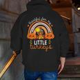 Teacher Thanksgiving Shirt Thankful For My Little Turkeys Men Zip Up Hoodie Back Print, funny gift