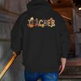 Teacher Thanksgiving Women Autumn Fall Halloween Pumpkin Tee Men Zip Up Hoodie Back Print, funny gift Teacher Thanksgiving Women Autumn Fall Halloween Pumpkin Tee Men Zip Up Hoodie Back Print, funny gift