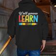 Teacher Y'All Gonna Learn Today First Day Of School Men Zip Up Hoodie Back Print, funny gift Teacher Y'All Gonna Learn Today First Day Of School Men Zip Up Hoodie Back Print, funny gift