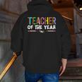 Teacher Of The Year Party Teacher Appreciation Men Zip Up Hoodie Back Print, funny gift Teacher Of The Year Party Teacher Appreciation Men Zip Up Hoodie Back Print, funny gift