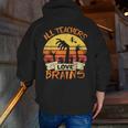 All Teachers Love Brains Shirt Halloween Teachers Men Zip Up Hoodie Back Print, funny gift All Teachers Love Brains Shirt Halloween Teachers Men Zip Up Hoodie Back Print, funny gift