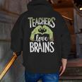 Teachers Love Zombie Teacher Halloween Fun Men Zip Up Hoodie Back Print, funny gift Teachers Love Zombie Teacher Halloween Fun Men Zip Up Hoodie Back Print, funny gift