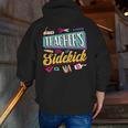 Teacher's Sidekick Teacher Assisting Teaching Assistant Men Zip Up Hoodie Back Print, funny gift Teacher's Sidekick Teacher Assisting Teaching Assistant Men Zip Up Hoodie Back Print, funny gift