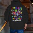 Teachers Are Superheroes Back To School Men Zip Up Hoodie Back Print, funny gift