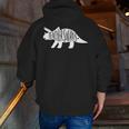 Teachersaurus Like A Normal Teacher Awesome Dinosaur Teacher Men Women Girls Kids Men Zip Up Hoodie Back Print, funny gift