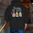 Teaching My Boos Ghost Teacher Halloween Spooky Educator Men Zip Up Hoodie Back Print, funny gift Teaching My Boos Ghost Teacher Halloween Spooky Educator Men Zip Up Hoodie Back Print, funny gift