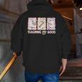 Teaching Is My Boos Teacher Ghost Halloween Women Girls Men Zip Up Hoodie Back Print, funny gift Teaching Is My Boos Teacher Ghost Halloween Women Girls Men Zip Up Hoodie Back Print, funny gift