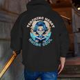Teaching Heart Anime Soul Teacher Otaku Manga Men Zip Up Hoodie Back Print, funny gift