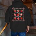 Teaching Is My Jam Strawberry Kinder Team Teacher Men Zip Up Hoodie Back Print, funny gift Teaching Is My Jam Strawberry Kinder Team Teacher Men Zip Up Hoodie Back Print, funny gift