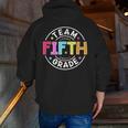 Team Fifth Grade Teacher Back To School 5th Grade Squad Kids Men Zip Up Hoodie Back Print, funny gift Team Fifth Grade Teacher Back To School 5th Grade Squad Kids Men Zip Up Hoodie Back Print, funny gift