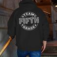 Team Fifth Grade Teacher Student Squad Team 5th Grade School Men Zip Up Hoodie Back Print, funny gift Team Fifth Grade Teacher Student Squad Team 5th Grade School Men Zip Up Hoodie Back Print, funny gift