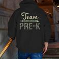 Team Pre-K Camo Pre-K Teacher Camouflage Men Zip Up Hoodie Back Print, funny gift Team Pre-K Camo Pre-K Teacher Camouflage Men Zip Up Hoodie Back Print, funny gift