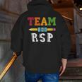 Team RSP RSP Teacher Kindergarten Teacher Men Zip Up Hoodie Back Print, funny gift Team RSP RSP Teacher Kindergarten Teacher Men Zip Up Hoodie Back Print, funny gift