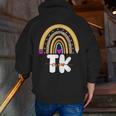 Team TK Transitional Kindergaten TK Crew Squad Teacher Kids Men Zip Up Hoodie Back Print, funny gift Team TK Transitional Kindergaten TK Crew Squad Teacher Kids Men Zip Up Hoodie Back Print, funny gift