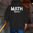 TeeArt Math Mathematics Queen Math Teacher Men Zip Up Hoodie Back Print, funny gift TeeArt Math Mathematics Queen Math Teacher Men Zip Up Hoodie Back Print, funny gift