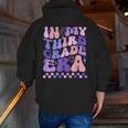 In My Third Grade Era 3rd Grade Teacher Student Boy Girl Men Zip Up Hoodie Back Print, funny gift