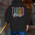 Third Grade Girls Boys Teacher Team 3rd Grade Squad Men Zip Up Hoodie Back Print, funny gift Third Grade Girls Boys Teacher Team 3rd Grade Squad Men Zip Up Hoodie Back Print, funny gift