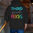 Third Grade Rocks Shirt Team 3rd Grade Teacher Men Zip Up Hoodie Back Print, funny gift Third Grade Rocks Shirt Team 3rd Grade Teacher Men Zip Up Hoodie Back Print, funny gift