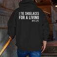I Tie Shoelaces For a Living Elementary PE Teacher Men Zip Up Hoodie Back Print, Pe Teacher Hoodies, funny gift I Tie Shoelaces For a Living Elementary PE Teacher Men Zip Up Hoodie Back Print, Pe Teacher Hoodies, funny gift