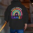 Tiny Human Tamer Watercolor Rainbow Daycare Teacher Men Zip Up Hoodie Back Print, funny gift Tiny Human Tamer Watercolor Rainbow Daycare Teacher Men Zip Up Hoodie Back Print, funny gift